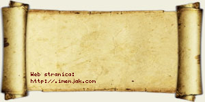 Jana Dedijer vizit kartica